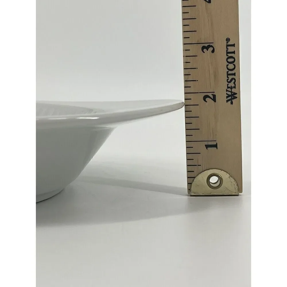 Dansk Fluted White Cafe Augratin Baking Dish Ribbed Shallow Casserole Japan 10”
